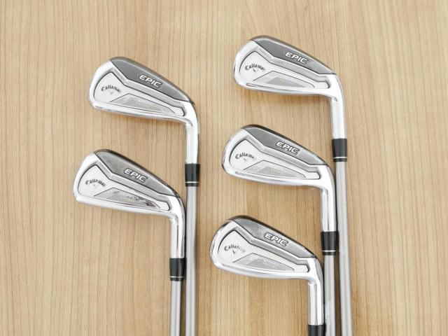 Iron set : Callaway : ชุดเหล็ก Callaway EPIC Forged Star (รุ่นท้อปสุด ปี 2020 ตีไกลกว่าปกติ 2 เบอร์) มีเหล็ก 6-Pw (5 ชิ้น) ก้านกราไฟต์ Fujikura Speeder Evolution Flex R