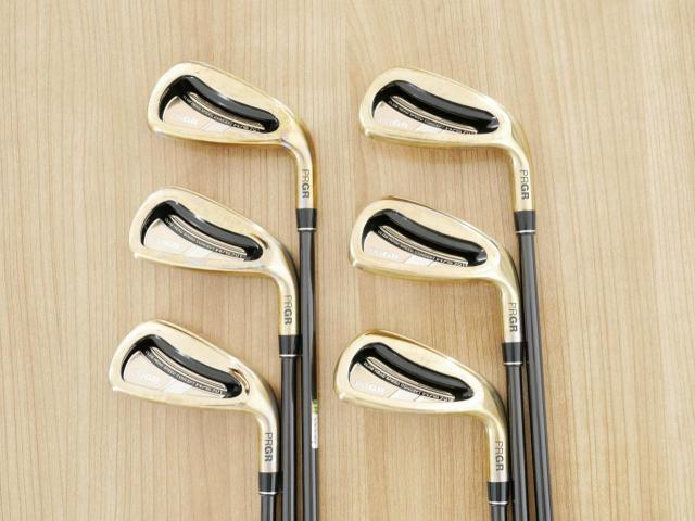 Iron set : PRGR : ชุดเหล็ก PRGR H/S 701 (หน้า Maraging เด้ง ไกล) มีเหล็ก 5-Pw (6 ชิ้น) ก้าน M-37 Flex R