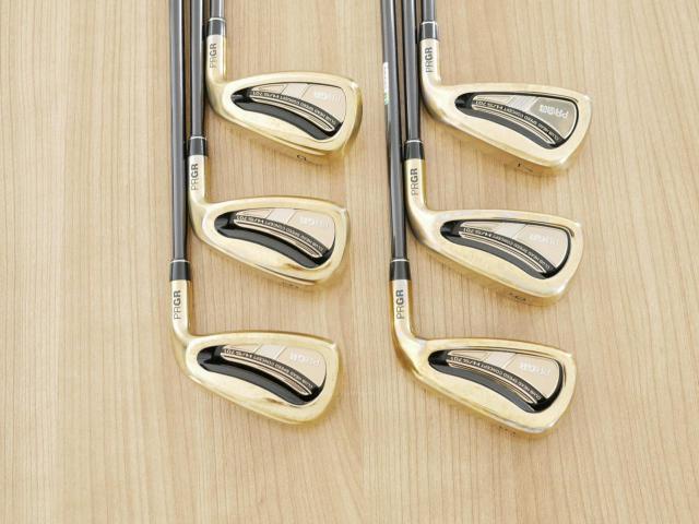 Iron set : PRGR : ชุดเหล็ก PRGR H/S 701 (หน้า Maraging เด้ง ไกล) มีเหล็ก 5-Pw (6 ชิ้น) ก้าน M-37 Flex R