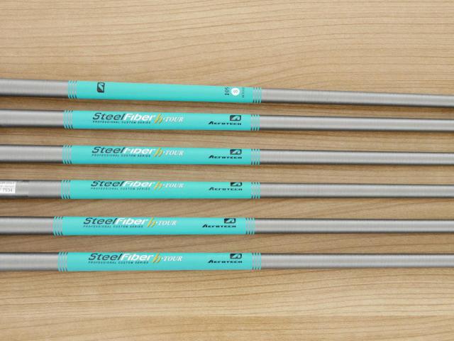Iron set : Titleist : ชุดเหล็ก Titleist T100 Forged (รุ่นปี 2022) มีเหล็ก 5-Pw (6 ชิ้น) ก้าน Steelfiber H-Tour 105 Flex S