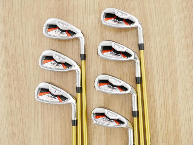 Iron set : Katana : ชุดเหล็ก Katana Sword ATC-589a (หน้าเด้ง) มีเหล็ก 6-Pw,Aw,Sw (7 ชิ้น) ก้านกราไฟต์ Fujikura Speeder 589 Flex SR