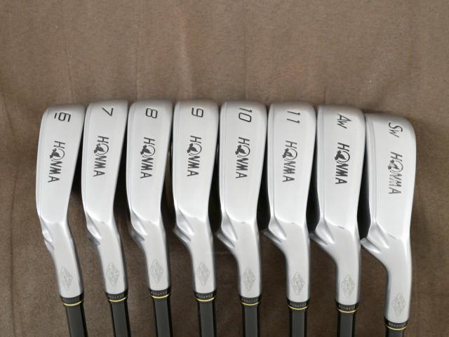 Iron set : Honma : ชุดเหล็ก Honma Beres MG703 (หน้าเด้ง) มีเหล็ก 6-11,Aw,Sw (8 ชิ้น เทียบเท่า 3-Pw) ก้าน ARMRQ UD49 Flex R (1 ดาว)