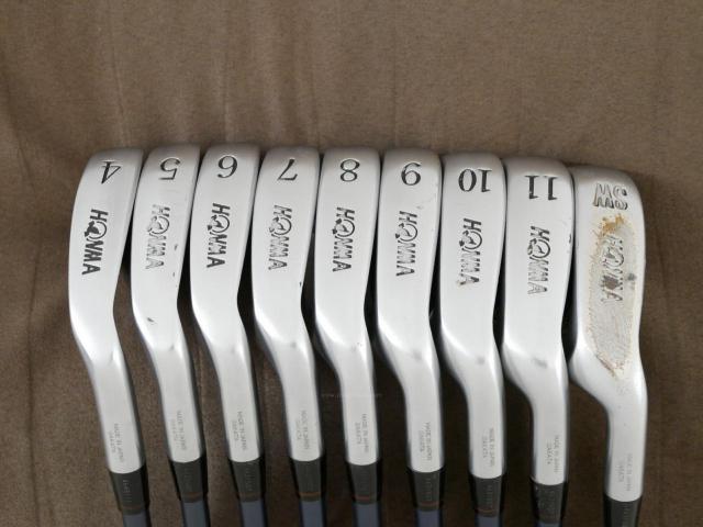 Iron set : Honma : ชุดเหล็ก Honma TwinMarks TM-202 มีเหล็ก 4-11,Sw (9 ชิ้น) ก้านกราไฟต์ Flex R