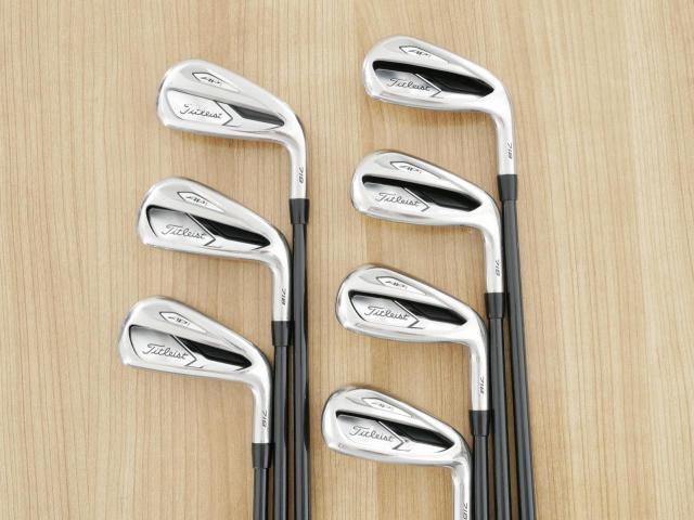 Iron set : Titleist : ชุดเหล็ก Titleist AP1 718 (ออกปี 2018) มีเหล็ก 5-Pw,48 (7 ชิ้น) ก้านกราไฟต์ Fujikura MCI 60 Flex S