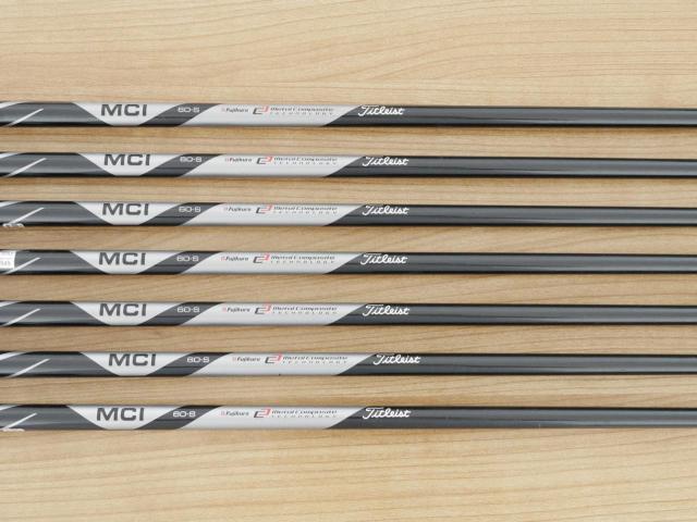 Iron set : Titleist : ชุดเหล็ก Titleist AP1 718 (ออกปี 2018) มีเหล็ก 5-Pw,48 (7 ชิ้น) ก้านกราไฟต์ Fujikura MCI 60 Flex S