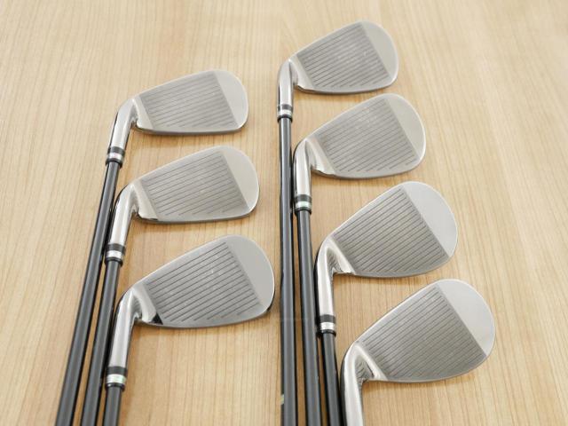 Iron set : Maruman : ชุดเหล็ก Maruman Majesty Royale (รุ่นท๊อปสุด ปี 2022 ของใหม่ 9 หมื่นบาท) มีเหล็ก 7-10,Pw,Aw,Sw (7 ชิ้น เบอร์ 7 ตีระยะเท่าเบอร์ 6 ของรุ่นอื่น) ก้านกราไฟต์ Flex R