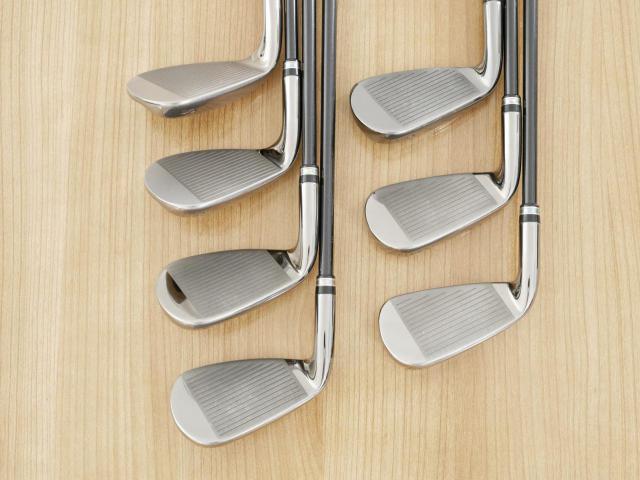 Iron set : Maruman : ชุดเหล็ก Maruman Majesty Royale (รุ่นท๊อปสุด ปี 2022 ของใหม่ 9 หมื่นบาท) มีเหล็ก 7-10,Pw,Aw,Sw (7 ชิ้น เบอร์ 7 ตีระยะเท่าเบอร์ 6 ของรุ่นอื่น) ก้านกราไฟต์ Flex R