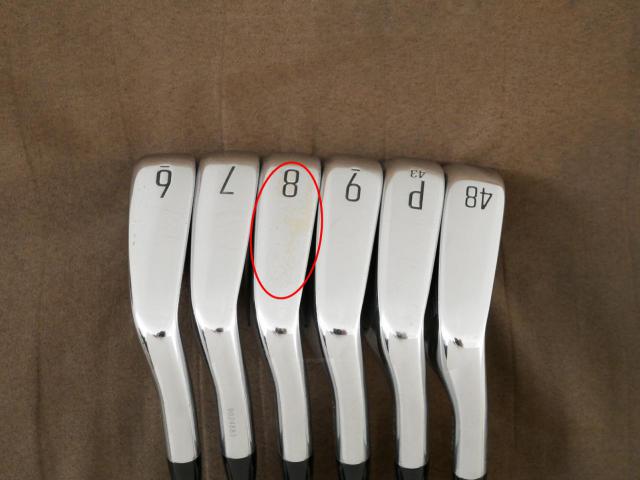 Iron set : Titleist : **มีตำหนิ** ชุดเหล็ก Titleist T350 Forged (ออกปี 2023) มีเหล็ก 6-Pw,48 (6 ชิ้น) ก้านเหล็ก NS Pro 880 AMC Flex S