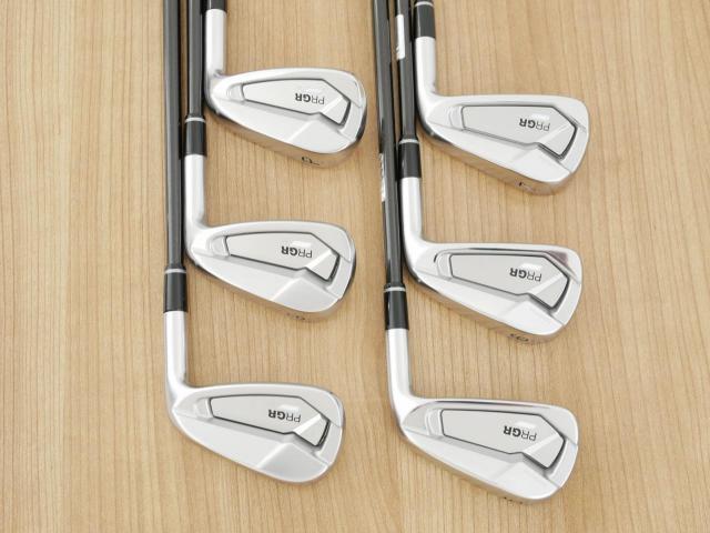 Iron set : PRGR : ชุดเหล็ก PRGR 02 Forged (ปี 2023 นุ่มมาก หายาก) มีเหล็ก 5-Pw (6 ชิ้น) ก้านกราไฟต์ Mitsubishi Diamana Flex S
