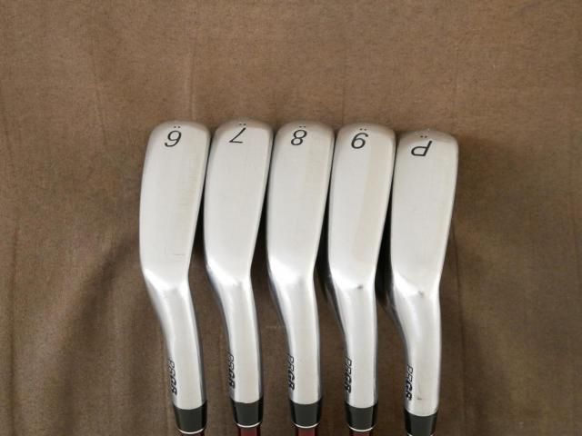 Iron set : PRGR : ชุดเหล็ก PRGR RS Red (รุ่นปี 2020 หน้าเด้ง ตีไกลมาก) มีเหล็ก 6-Pw (5 ชิ้น) ก้านกราไฟต์ Fujikura Speeder Evolution Flex R