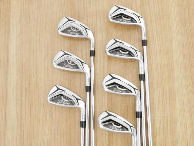 Iron set : Titleist : ชุดเหล็ก Titleist VG3 Type D Forged (รุ่นปี 2019 Japan Spec. ตีง่ายและไกลที่สุดของ Titleist) มีเหล็ก 6-Pw,Aw,As (7 ชิ้น) ก้านเหล็ก NS Pro Zelos 8 Flex S