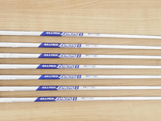Iron set : Titleist : ชุดเหล็ก Titleist VG3 Type D Forged (รุ่นปี 2019 Japan Spec. ตีง่ายและไกลที่สุดของ Titleist) มีเหล็ก 6-Pw,Aw,As (7 ชิ้น) ก้านเหล็ก NS Pro Zelos 8 Flex S