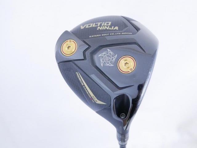 Driver : Katana : ไดรเวอร์ Katana Voltio NINJA Premium Carbon II HI (รุ่นใหม่ล่าสุด ออกปี 2025 หน้าเด้งเกินกฏ ตีไกลมากๆ) Loft 10.5 ก้าน Tour AD VG-02 Flex R
