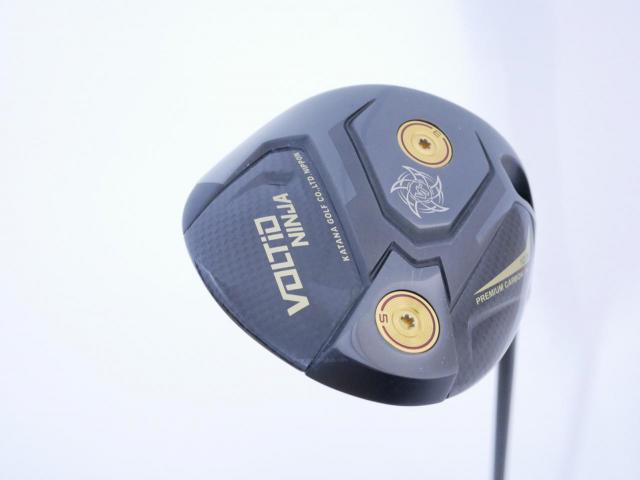 Driver : Katana : ไดรเวอร์ Katana Voltio NINJA Premium Carbon II HI (รุ่นใหม่ล่าสุด ออกปี 2025 หน้าเด้งเกินกฏ ตีไกลมากๆ) Loft 10.5 ก้าน Tour AD VG-02 Flex R