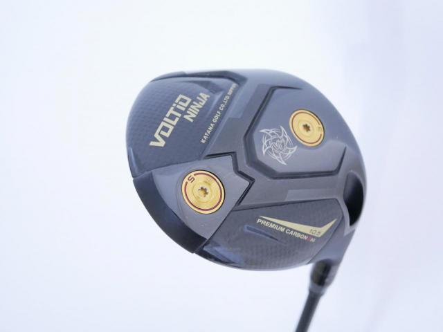 Driver : Katana : ไดรเวอร์ Katana Voltio NINJA Premium Carbon II HI (รุ่นใหม่ล่าสุด ออกปี 2025 หน้าเด้งเกินกฏ ตีไกลมากๆ) Loft 10.5 ก้าน Tour AD VG-02 Flex R