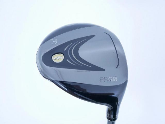 Fairway Wood : PRGR : หัวไม้ 3 PRGR Super Egg (รุ่นล่าสุด ปี 2023 หน้าเด้งเกินกฏ COR 0.84 หายากมาก) Loft 15 ก้าน M-37 Flex R
