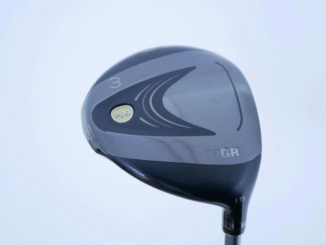 Fairway Wood : PRGR : หัวไม้ 3 PRGR Super Egg (รุ่นล่าสุด ปี 2023 หน้าเด้งเกินกฏ COR 0.84 หายากมาก) Loft 15 ก้าน M-35 Flex R2