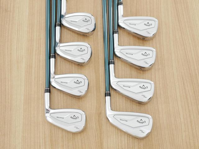 Iron set : Callaway : ชุดเหล็ก Callaway ELYTE Max Fast (รุ่นล่าสุด ออกปี 2025 ตีง่ายมาก ไกล Japan Spec.) มีเหล็ก 5-Pw,Aw,Sw (8 ชิ้น) ก้านกราไฟต์ Fujikura VENTUS 5 Flex SR