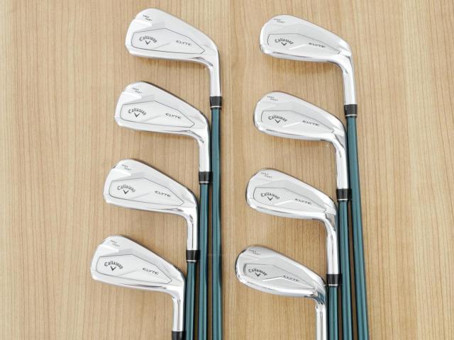 Iron set : Callaway : ชุดเหล็ก Callaway ELYTE Max Fast (รุ่นล่าสุด ออกปี 2025 ตีง่ายมาก ไกล Japan Spec.) มีเหล็ก 5-Pw,Aw,Sw (8 ชิ้น) ก้านกราไฟต์ Fujikura VENTUS 5 Flex SR