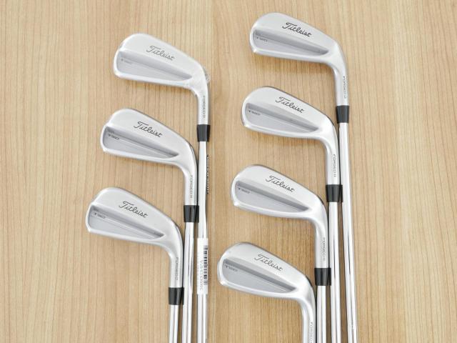 Iron set : Titleist : ชุดเหล็ก Titleist T150 Forged (รุ่นล่าสุด ออกปี 2025 นุ่ม แน่น คม) มีเหล็ก 4-Pw (7 ชิ้น) ก้านเหล็ก NS Pro Modus 105 Flex S