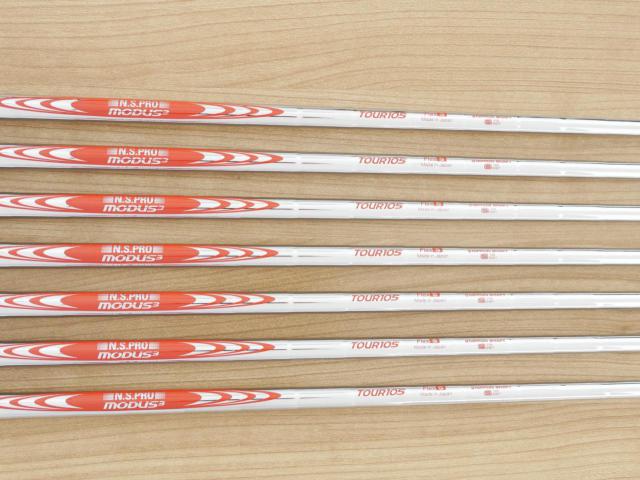 Iron set : Titleist : ชุดเหล็ก Titleist T150 Forged (รุ่นล่าสุด ออกปี 2025 นุ่ม แน่น คม) มีเหล็ก 4-Pw (7 ชิ้น) ก้านเหล็ก NS Pro Modus 105 Flex S