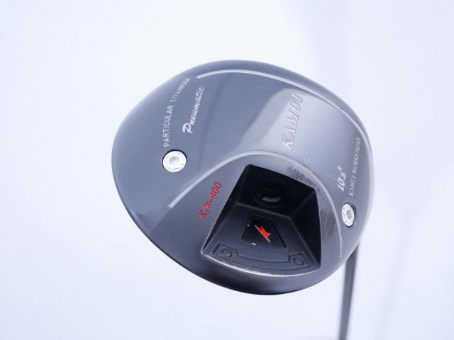 Driver : Kamuiworks : ไดรเวอร์ Kamuiworks KM-400 Non-Conforming (รุ่นปี 2020 หน้าเด้งเกินกฏ ไกลมากๆ มีสปริงข้างใน) Loft 10.5 ก้าน Fujikura Double Kick Flex R