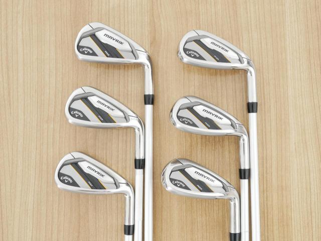 Lady club : All : ชุดเหล็ก Callaway Mavrik MAX (ออกปี 2020 ตีง่าย ไกลมากๆ) มีเหล็ก 7-Pw,Aw,Sw (6 ชิ้น) ก้านกราไฟต์ Mitsubishi Diamana 40 Flex L