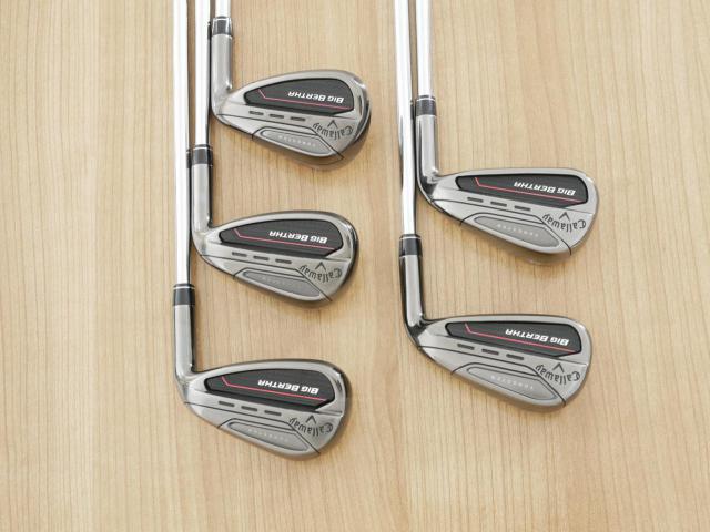Iron set : Callaway : ชุดเหล็ก Callaway Big Bertha (ออกปี 2023 ตีง่ายที่สุดของ Callaway) มีเหล็ก 6-Pw (5 ชิ้น) ก้านเหล็ก NS Pro 950 Neo Flex S