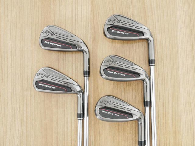Iron set : Callaway : ชุดเหล็ก Callaway Big Bertha (ออกปี 2023 ตีง่ายที่สุดของ Callaway) มีเหล็ก 6-Pw (5 ชิ้น) ก้านเหล็ก NS Pro 950 Neo Flex S