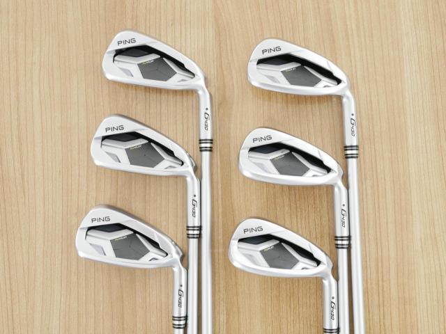 Iron set : Ping : ชุดเหล็ก Ping G430 (ออกปี 2023 Japan Spec. ใบใหญ่ ง่าย ไกล) มีเหล็ก 6-W,45 (6 ชิ้น) ก้านกราไฟต์ Fujikura MCI 60 Flex R