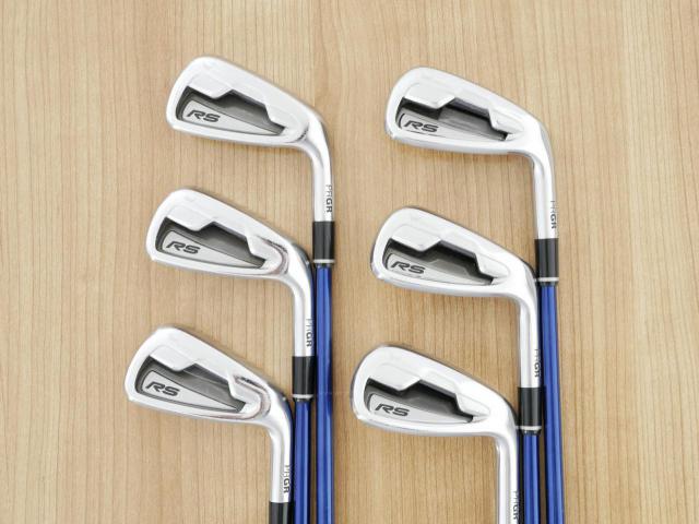 Iron set : PRGR : ชุดเหล็ก PRGR RS Maraging Face (ออกปี 2019 หน้าเด้ง) มีเหล็ก 5-Pw (6 ชิ้น) ก้านกราไฟต์ Mitsubishi Diamana Flex SR