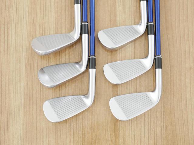 Iron set : PRGR : ชุดเหล็ก PRGR RS Maraging Face (ออกปี 2019 หน้าเด้ง) มีเหล็ก 5-Pw (6 ชิ้น) ก้านกราไฟต์ Mitsubishi Diamana Flex SR