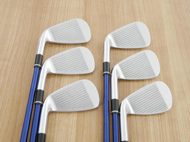 Iron set : PRGR : ชุดเหล็ก PRGR RS Maraging Face (ออกปี 2019 หน้าเด้ง) มีเหล็ก 5-Pw (6 ชิ้น) ก้านกราไฟต์ Mitsubishi Diamana Flex SR