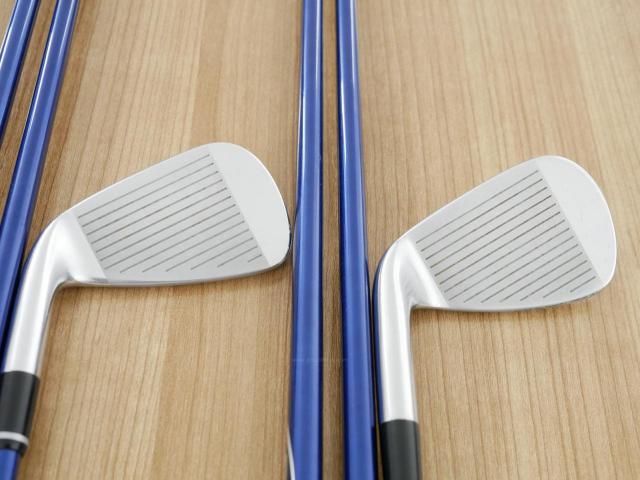 Iron set : PRGR : ชุดเหล็ก PRGR RS Maraging Face (ออกปี 2019 หน้าเด้ง) มีเหล็ก 5-Pw (6 ชิ้น) ก้านกราไฟต์ Mitsubishi Diamana Flex SR