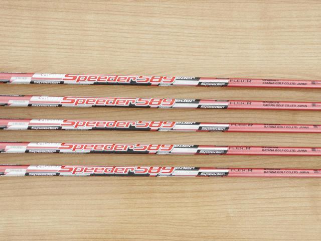 Iron set : Katana : ชุดเหล็ก Katana Sword IZU Max TG (ตีง่าย หน้าเด้ง) มีเหล็ก 7-Pw,Aw (5 ชิ้น) ก้านกราไฟต์ Fujikura Speeder 589 Flex R