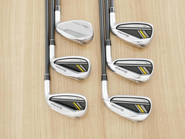 Lady club : All : ชุดเหล็ก Taylormade RocketBladez มีเหล็ก 6-Pw,Sw (6 ชิ้น) ก้านกราไฟต์ Flex L