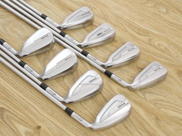 Iron set : Ping : ชุดเหล็ก Ping G700 (ปี 2019 Japan Spec. ใบใหญ่ ง่ายที่สุด ไกลที่สุดของ Ping) มีเหล็ก 4-Pw,Aw (8 ชิ้น) ก้านเหล็ก NS Pro 950 Flex S