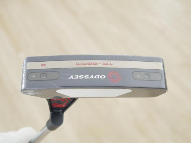 Putter : All : **ของใหม่ ยังไม่แกะพลาสติก** พัตเตอร์ Odyssey TRI-BEAM #2 (ออกปี 2023) ก้าน Stroke LAB 70 ยาว 33 นิ้ว