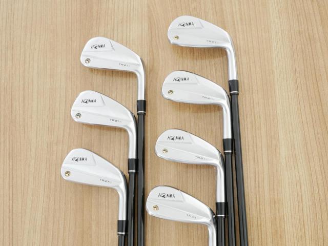 Iron set : Honma : ชุดเหล็ก Honma Tour World TR21X (ออกปี 2021 ตีง่าย ไกล) มีเหล็ก 5-11 (7 ชิ้น) ก้านกราไฟต์ Honma Vizard TR20-65 Flex R