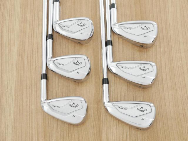 Iron set : Callaway : ชุดเหล็ก Callaway ELYTE X (รุ่นล่าสุด ออกปี 2025 ตีง่ายมาก ไกล Japan Spec.) มีเหล็ก 6-Pw,Aw (6 ชิ้น) ก้านเหล็ก NS Pro 750 NEO Flex S