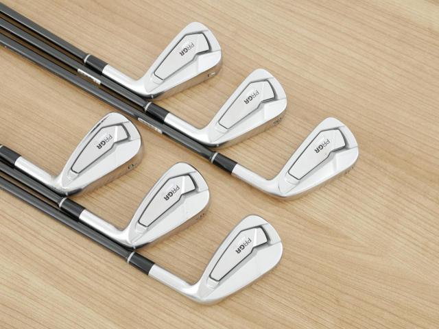 Iron set : PRGR : ชุดเหล็ก PRGR 02 Forged (ปี 2021 นุ่มมาก หายาก) มีเหล็ก 5-Pw (6 ชิ้น) ก้านกราไฟต์ Mitsubishi Diamana Flex SR