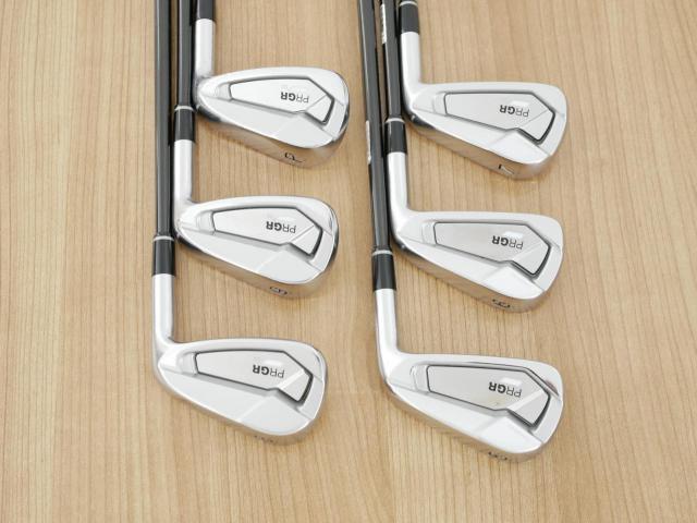 Iron set : PRGR : ชุดเหล็ก PRGR 02 Forged (ปี 2021 นุ่มมาก หายาก) มีเหล็ก 5-Pw (6 ชิ้น) ก้านกราไฟต์ Mitsubishi Diamana Flex SR