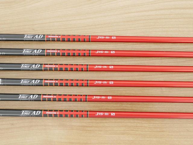 Iron set : Bridgestone : ชุดเหล็ก Bridgestone J15 (ตีง่าย ไกล) มีเหล็ก 5-PW (6 ชิ้น) ก้านกราไฟต์ Tour AD Flex S