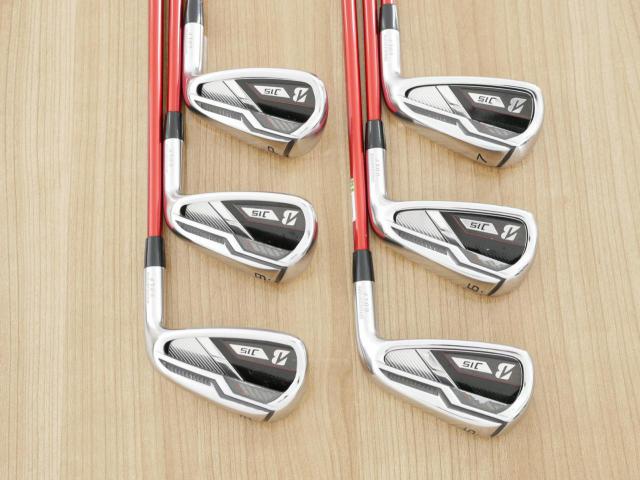 Iron set : Bridgestone : ชุดเหล็ก Bridgestone J15 (ตีง่าย ไกล) มีเหล็ก 5-PW (6 ชิ้น) ก้านกราไฟต์ Tour AD Flex S