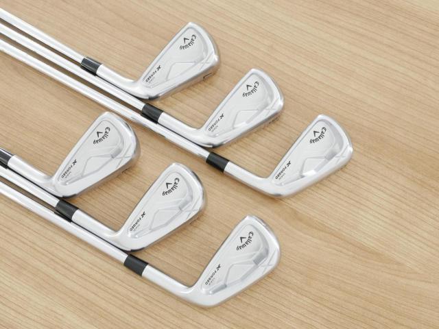 Iron set : Callaway : ชุดเหล็ก Callaway X Forged MAX (รุ่นล่าสุด ออกปี 2025) มีเหล็ก 5-Pw (6 ชิ้น) ก้านเหล็ก NS Pro Modus 105 Flex S