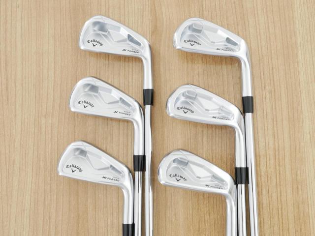 Iron set : Callaway : ชุดเหล็ก Callaway X Forged MAX (รุ่นล่าสุด ออกปี 2025) มีเหล็ก 5-Pw (6 ชิ้น) ก้านเหล็ก NS Pro Modus 105 Flex S