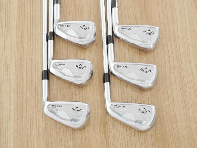 Iron set : Callaway : ชุดเหล็ก Callaway X Forged MAX (รุ่นล่าสุด ออกปี 2025) มีเหล็ก 5-Pw (6 ชิ้น) ก้านเหล็ก NS Pro Modus 105 Flex S