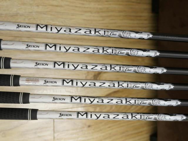 Iron set : Other Brand : ชุดเหล็ก Srixon GIE (ใบใหญ่ ตีง่าย) มีเหล็ก 5-Pw (6 ชิ้น) ก้านกราไฟต์ Miyazaki 61 Flex R