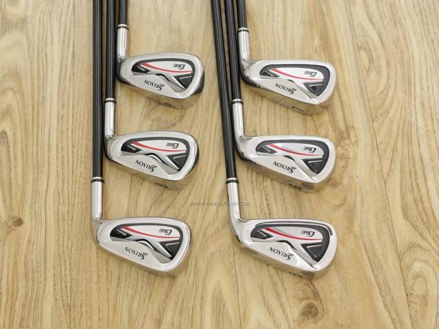 Iron set : Other Brand : ชุดเหล็ก Srixon GIE (ใบใหญ่ ตีง่าย) มีเหล็ก 5-Pw (6 ชิ้น) ก้านกราไฟต์ Miyazaki 61 Flex R