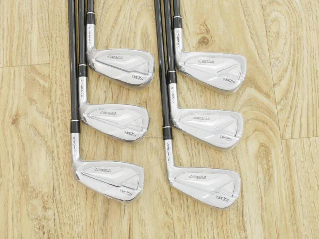 Iron set : Honma : **ของใหม่ ยังไม่แกะพลาสติก** ชุดเหล็ก Honma Tour World TW757P (รุ่นล่าสุด ออกปี 2022) มีเหล็ก 5-Pw (6 ชิ้น) ก้านกราไฟต์ Honma Vizard 50 Flex S